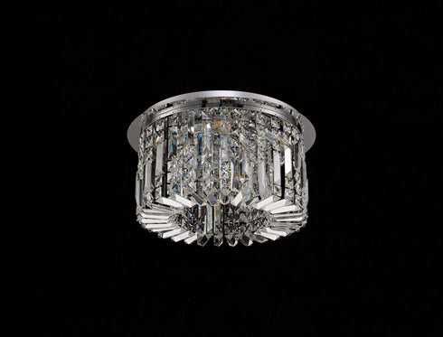 Zula Round Flush Chandelier 5 Light